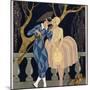 Harlequin's Kiss-Georges Barbier-Mounted Giclee Print