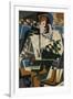 Harlequin with a Guitar, 1917-Juan Gris-Framed Giclee Print