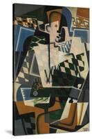 Harlequin with a Guitar, 1917-Juan Gris-Stretched Canvas