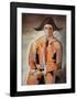 Harlequin with Folded Hands, c.1923-Pablo Picasso-Framed Art Print