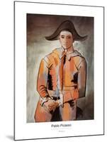 Harlequin with Folded Hands, c.1923-Pablo Picasso-Mounted Art Print