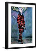 Harlequin-Paul C?zanne-Framed Art Print