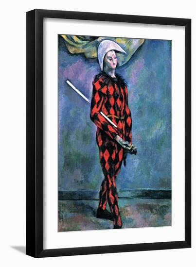 Harlequin-Paul C?zanne-Framed Art Print