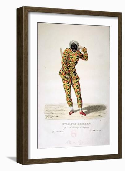 Harlequin-French School-Framed Giclee Print