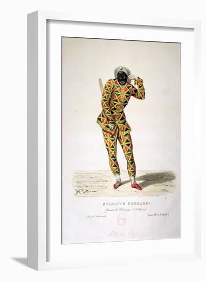 Harlequin-French School-Framed Giclee Print