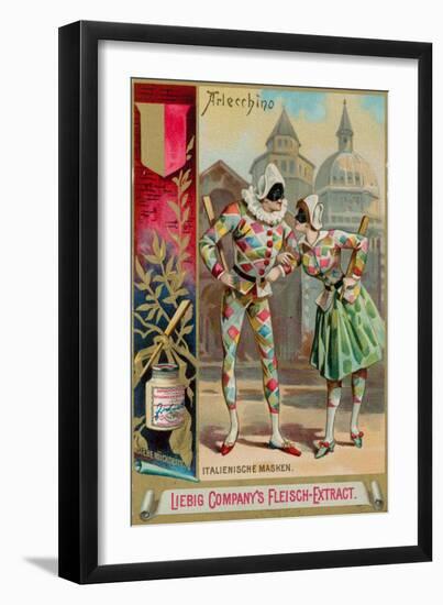 Harlequin-null-Framed Giclee Print