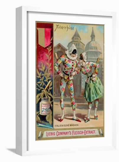 Harlequin-null-Framed Giclee Print