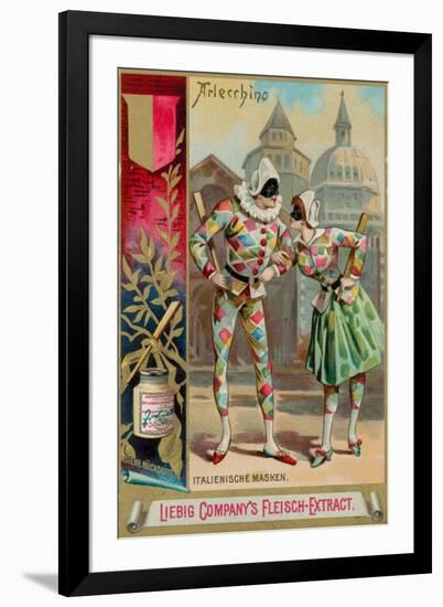 Harlequin-null-Framed Giclee Print