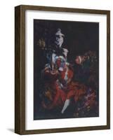 Harlequins, 1913-Konstantin Andreyevich Somov-Framed Giclee Print