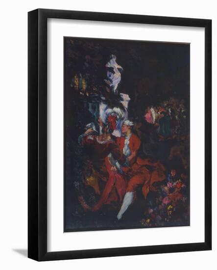 Harlequins, 1913-Konstantin Andreyevich Somov-Framed Giclee Print