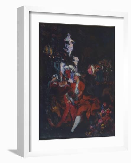 Harlequins, 1913-Konstantin Andreyevich Somov-Framed Giclee Print