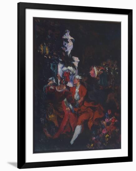 Harlequins, 1913-Konstantin Andreyevich Somov-Framed Giclee Print