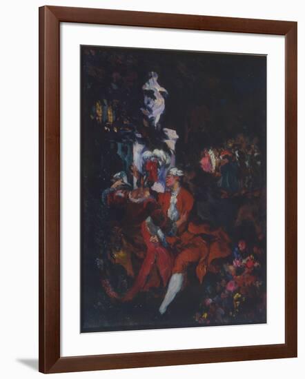 Harlequins, 1913-Konstantin Andreyevich Somov-Framed Giclee Print