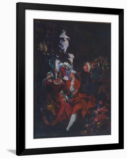 Harlequins, 1913-Konstantin Andreyevich Somov-Framed Giclee Print