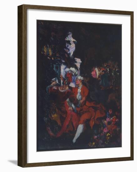 Harlequins, 1913-Konstantin Andreyevich Somov-Framed Giclee Print