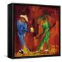 Harlequins-Vaan Manoukian-Framed Stretched Canvas