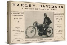 Harley-Davidson Advert-null-Stretched Canvas