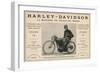 Harley-Davidson Advert-null-Framed Art Print