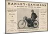 Harley-Davidson Advert-null-Mounted Art Print