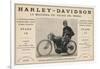 Harley-Davidson Advert-null-Framed Art Print