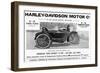 Harley Davidson Advert-null-Framed Art Print