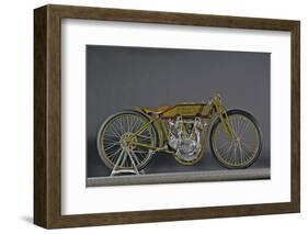 Harley Davidson Board track racer 1921-Simon Clay-Framed Photographic Print