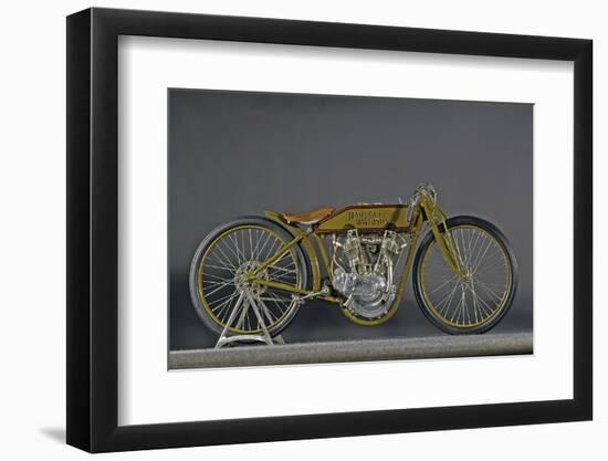 Harley Davidson Board track racer 1921-Simon Clay-Framed Photographic Print