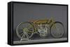 Harley Davidson Board track racer 1921-Simon Clay-Framed Stretched Canvas
