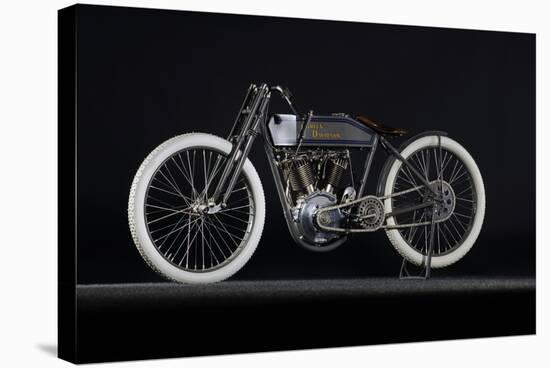 Harley Davidson boardtrack racer 1914-Simon Clay-Stretched Canvas
