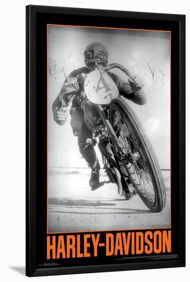 HARLEY-DAVIDSON - CLASSIC RACER-null-Lamina Framed Poster