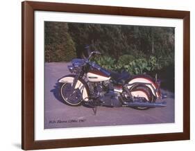 Harley Davidson Electra 1200c 1967-Forlag Hakan Eriksson-Framed Art Print