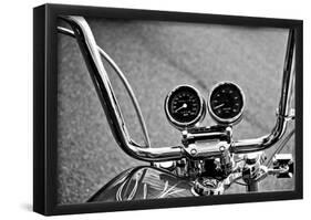 Harley Davidson Handlebars-null-Framed Poster