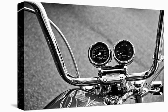 Harley Davidson Handlebars-null-Stretched Canvas