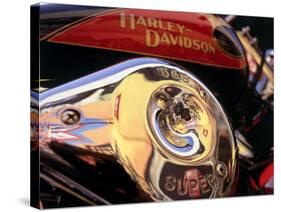 Harley Davidson Heritage Softail Made 1991 from a 1936 Style-null-Stretched Canvas