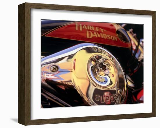Harley Davidson Heritage Softail Made 1991 from a 1936 Style-null-Framed Premium Photographic Print