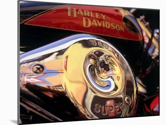 Harley Davidson Heritage Softail Made 1991 from a 1936 Style-null-Mounted Premium Photographic Print