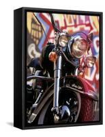 Harley Davidson Heritage Softail Made 1991 from a 1936 Style-null-Framed Stretched Canvas