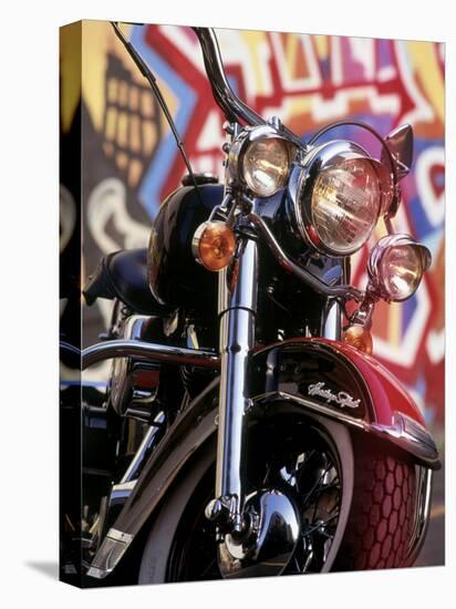 Harley Davidson Heritage Softail Made 1991 from a 1936 Style-null-Stretched Canvas