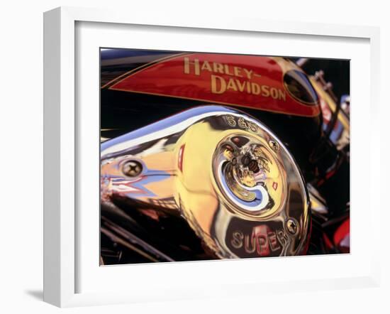 Harley Davidson Heritage Softail Made 1991 from a 1936 Style-null-Framed Photographic Print