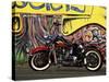 Harley Davidson Heritage Softail-null-Stretched Canvas
