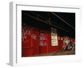 Harley Davidson Heritage Softail-null-Framed Premium Photographic Print