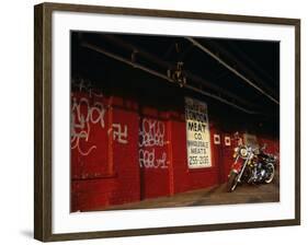 Harley Davidson Heritage Softail-null-Framed Photographic Print