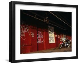 Harley Davidson Heritage Softail-null-Framed Photographic Print