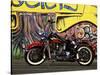 Harley Davidson Heritage Softail-null-Stretched Canvas