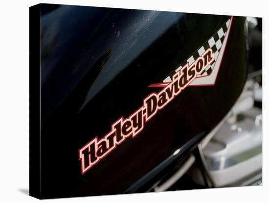 Harley Davidson Motorbike, June 1998-null-Stretched Canvas