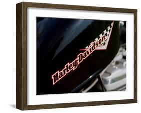 Harley Davidson Motorbike, June 1998-null-Framed Photographic Print