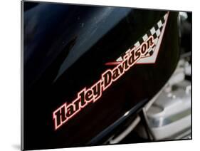 Harley Davidson Motorbike, June 1998-null-Mounted Photographic Print