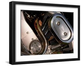 Harley Davidson Motorbike, June 1998-null-Framed Premium Photographic Print