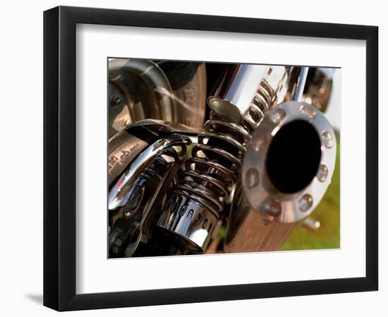 Harley Davidson Motorbike, June 1998-null-Framed Photographic Print