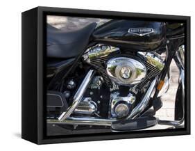 Harley Davidson Motorcycle, Key West, Florida, USA-R H Productions-Framed Stretched Canvas